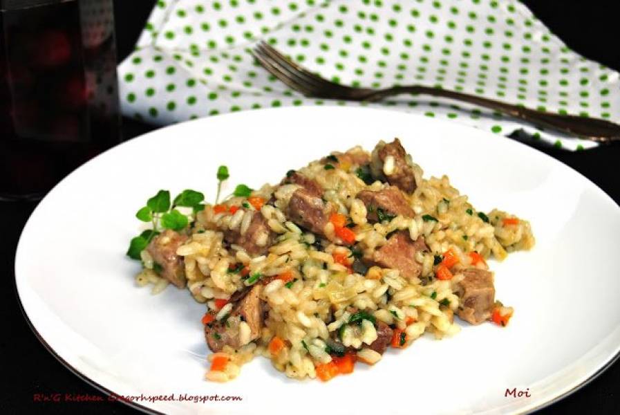 Risotto wieprzowo-warzywne