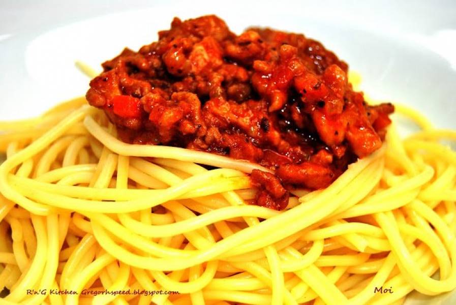 Spaghetti bolognese