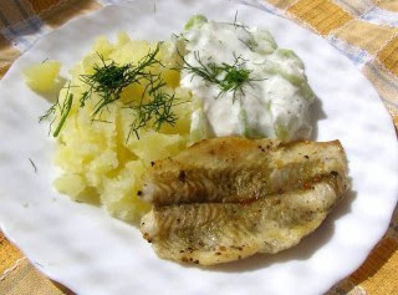 flądra na maśle na obiad szybki...
