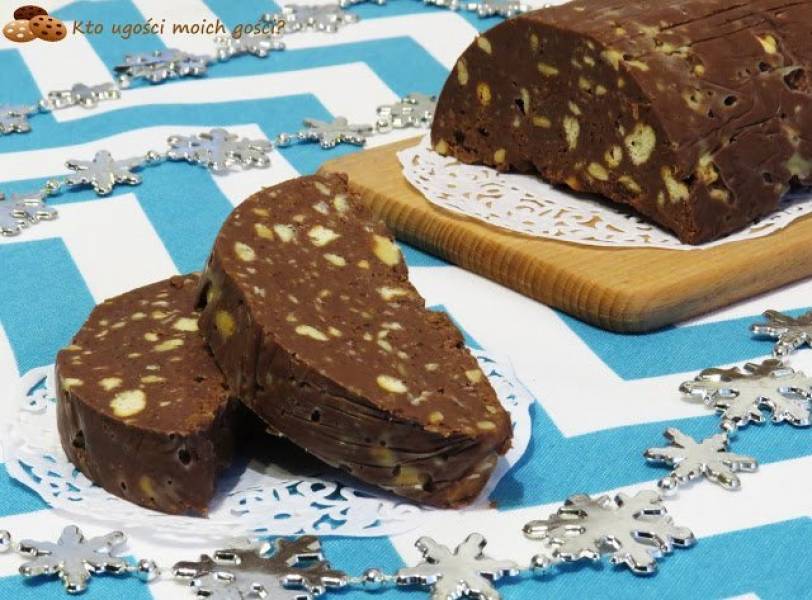 Blok czekoladowy z solonymi orzeszkami ziemnymi
