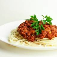Najprostsze spaghetti bolognese z ciecierzycą