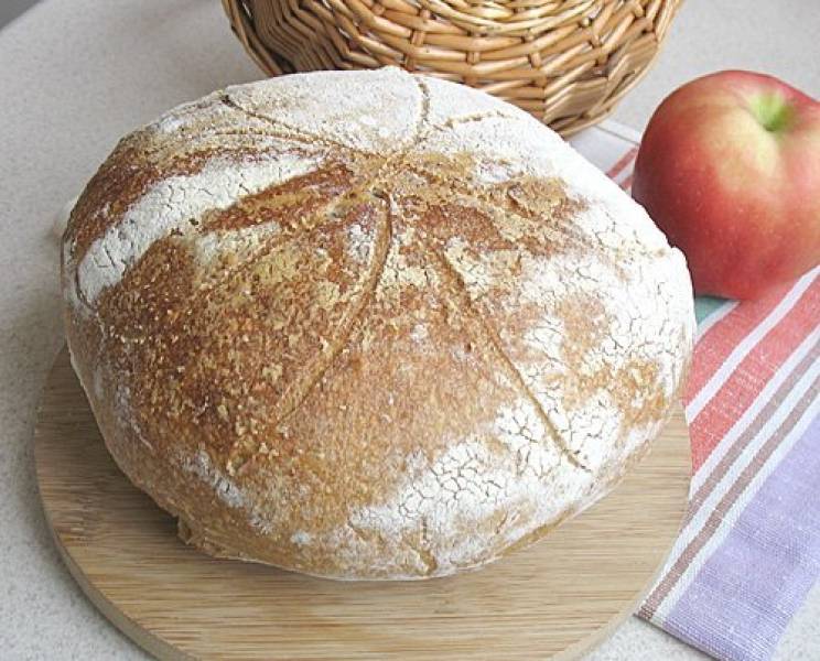 Chleb pszenno - żytni (wyrastający w lodówce)