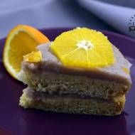Tort bananowo - pomarańczowy