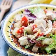 Salatka z komosy ryzowej z warzywami i tofu