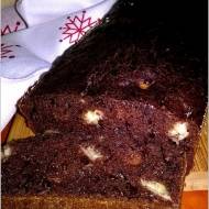 Black banana cake. Czarne (czekoladowe) ciasto bananowe.