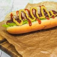 Wegański hotdog z marchewki