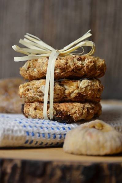 Figowe ciasteczka owsiane bez glutenu