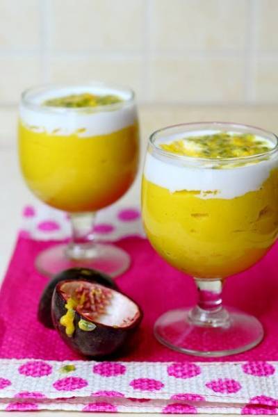 Pudding jaglany o smaku mango