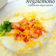 Ryżowa zupa cytrynowa z kurczakiem - Avgolemono