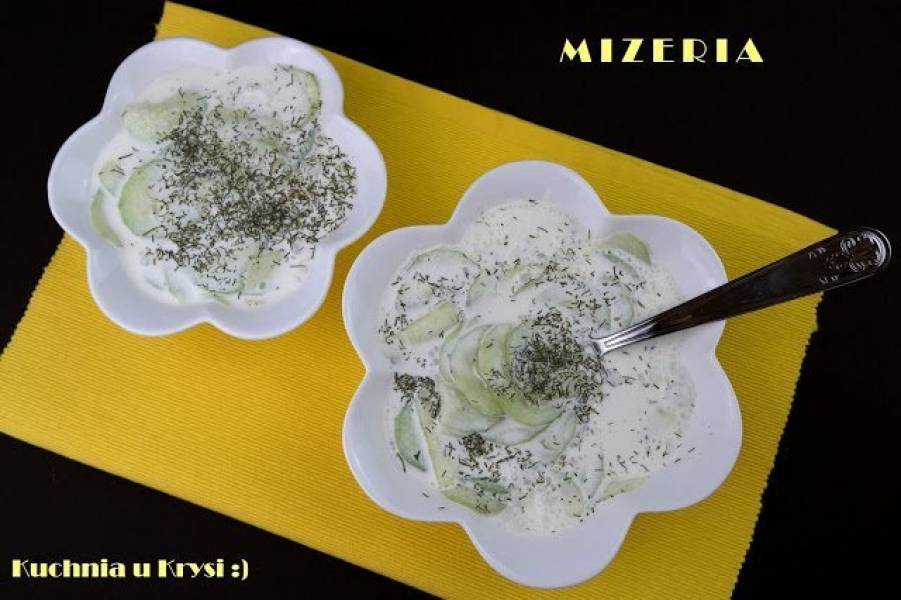 Mizeria z ogórków