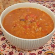 Zupa z soczewicy czerwonej – zupa dahl