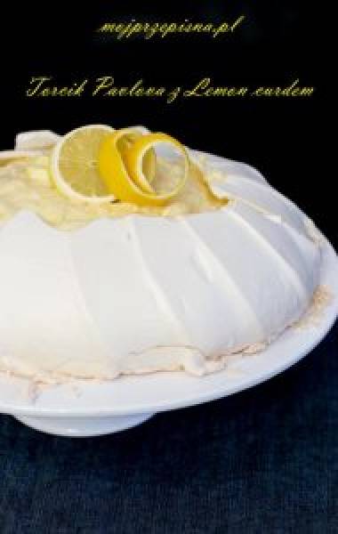 Torcik Pavlova z Lemon curdem