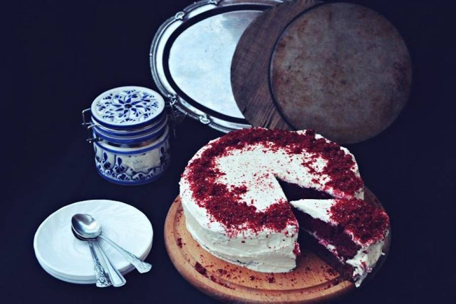 Red Velvet Cake, czyli ciasto w kolorze miłości na maślance
