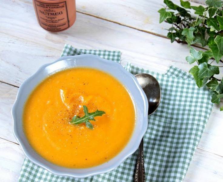 Delikatna zupa dyniowo - marchewkowa