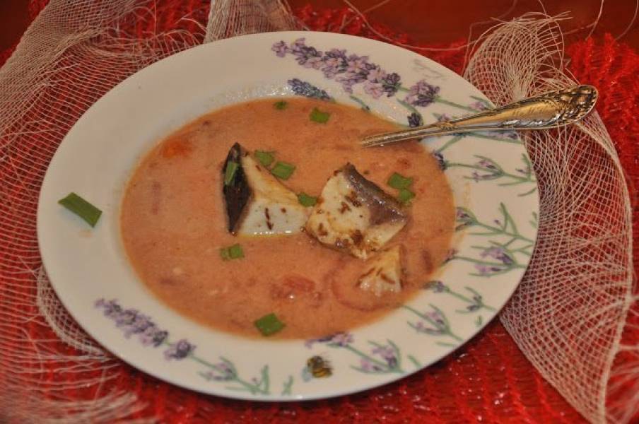 Zupa z buraczkow i ryby