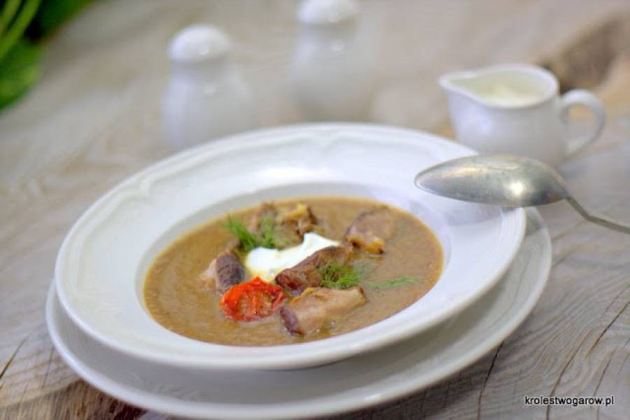 Zupa z jagnięciny z curry