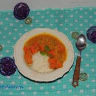 Pomarańczowe warzywne curry