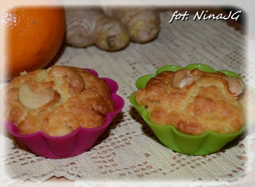 Muffinki pomarańczowo imbirowe wypiekane wieczorową porą