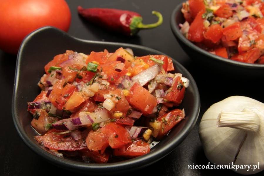 Salsa pomidorowa z miętą