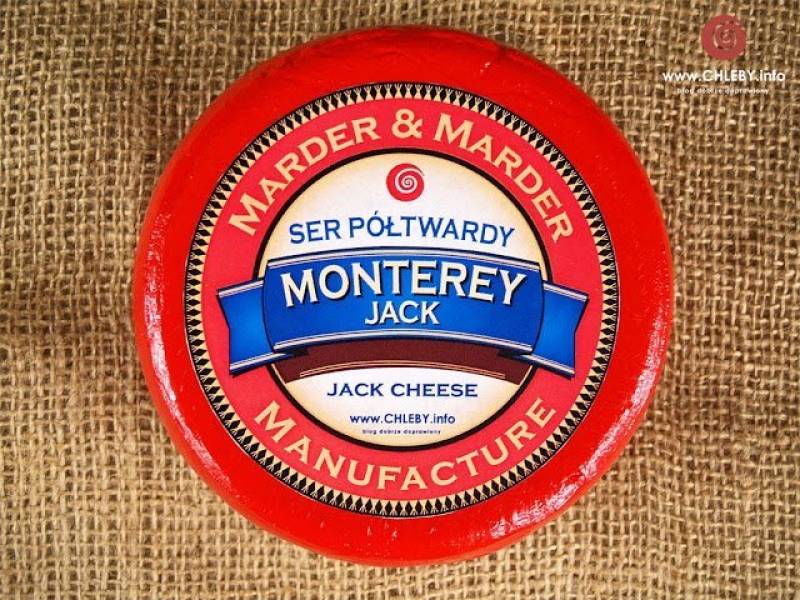 Ser żółty Monterey Jack - Jack cheese