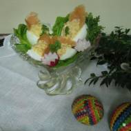 Jajka faszerowane łososiem  babci Basi