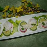 Jajka faszerowane białym serem i tuńczykiem