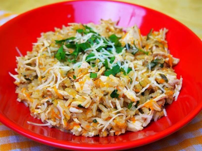 Dietetyczne risotto z brązowym ryżem