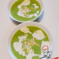 Zupa krem z groszku zielonego