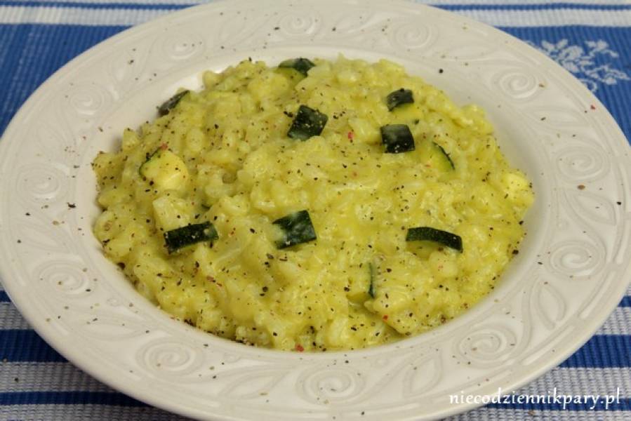 Risotto z cukinią