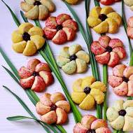 Wiosenne kwiatki – kruche ciasteczka