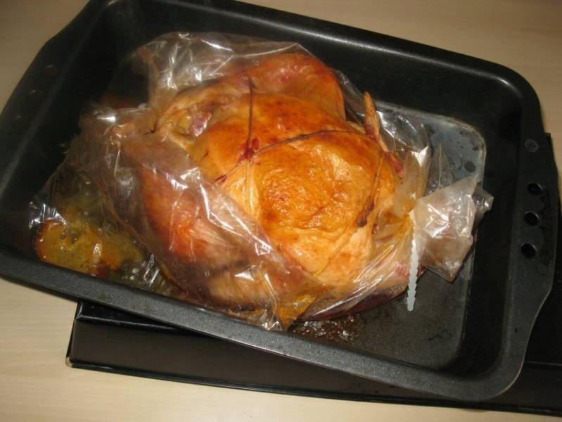 Kurczak peklowany pieczony w folii babci Basi