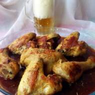 Kurczak pieczony w piwie z nutą rozmarynu