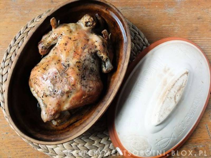 kurczak pieczony z rzymskim garnku