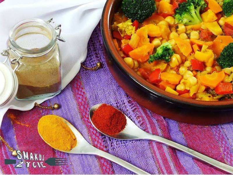 Curry z ciecierzycą i warzywami (wegańskie)