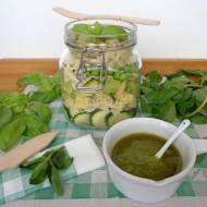 Makaron na zielono :) makaron z zielonymi warzywami (Pasta con le verdure, un piatto tutto verde)