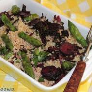 Quinoa, szparagi i botwinka, tercet idealny