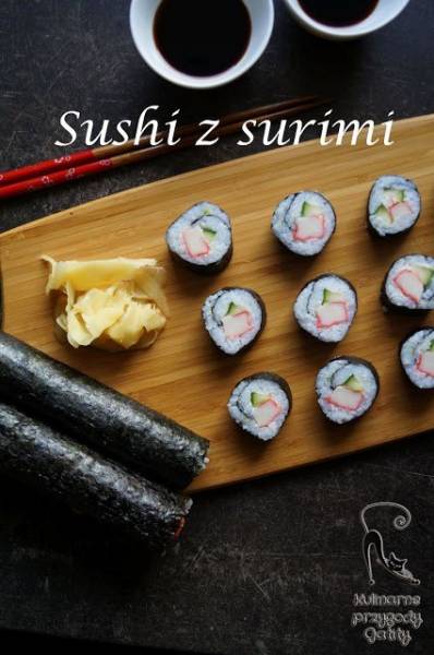 Domowe sushi, maki z surimi