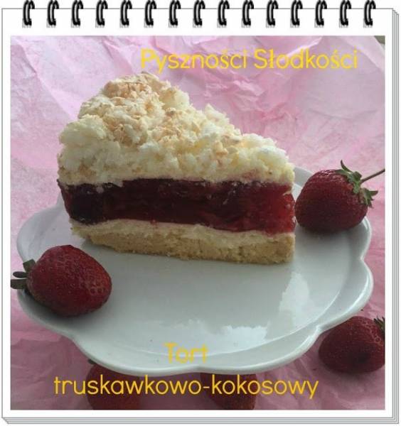 Tort truskawkowo-kokosowy