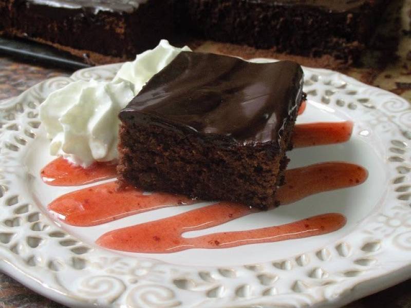 Czekoladowe ciasto brownie