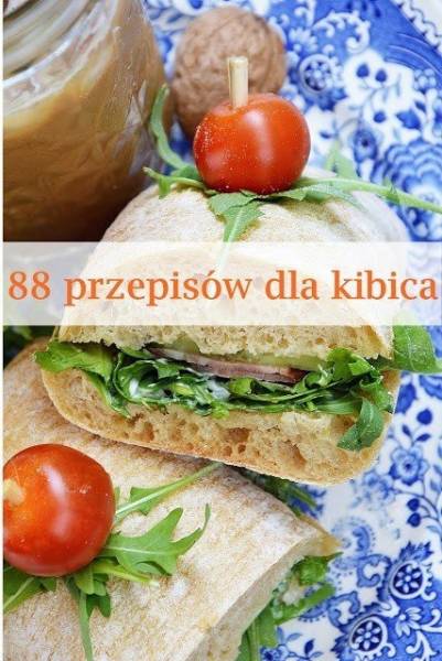 88 przekąsek i napojów dla kibica