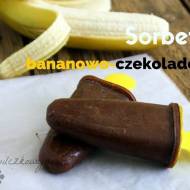 Sorbet bananowo - czekoladowy