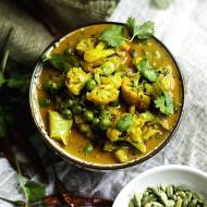 Hinduskie curry gobi motor