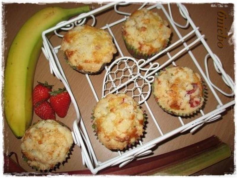 muffiny z owocami i kruszonką