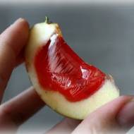 Galaretki w jabłku jak mini arbuzy