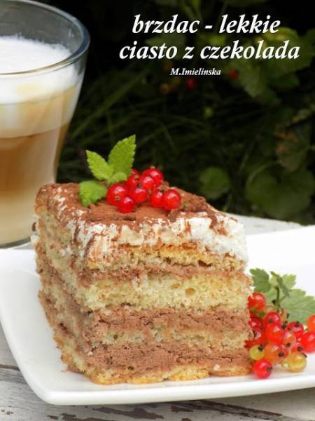 brzdąc- ciasto z czekoladowym kremem