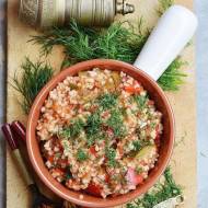 Bulgur z warzywami śródziemnomorskimi