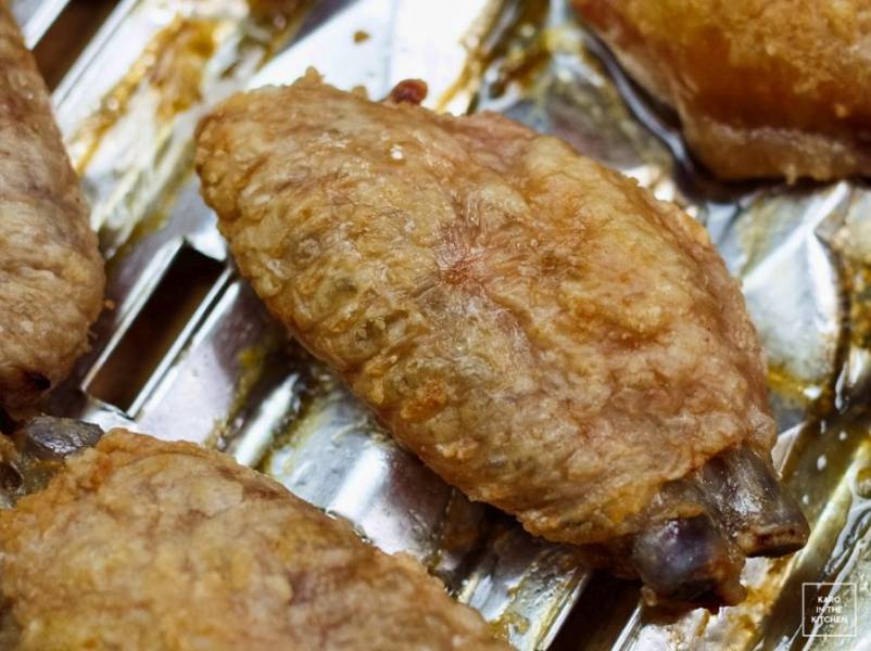 Skrzydełka z kurczaka – bez tłuszczu, pieczone, totalnie chrupiące