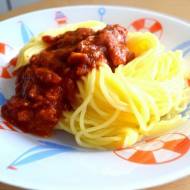 Bezglutenowe wege spaghetti gotowe w 20 minut :)