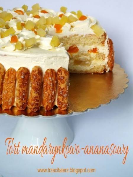 Tort mandarynkowo-ananasowy