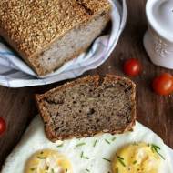 Pełnowartościowy, bezglutenowy chleb z kaszy gryczanej - bez mąki, drożdży, zakwasu
